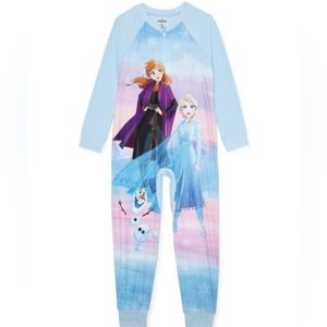 Disney Frozen 2 Girls Exclusive Blanket Sleeper Pajama, One Piece Set Size 4/5